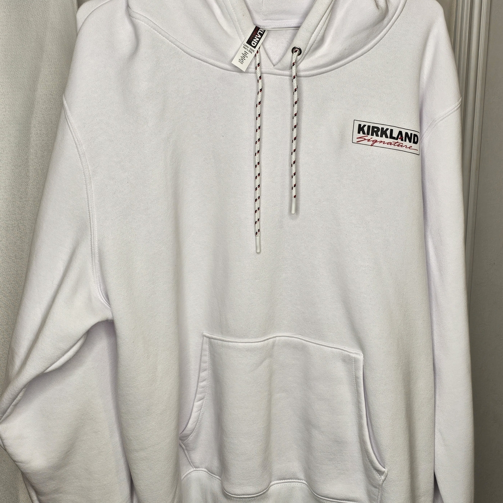 Kirkland Signature White Sweatshirt